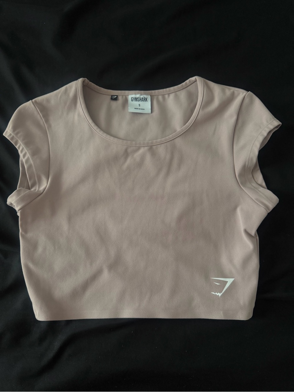 Gymshark Blush Pink Short Sleeve Crop Top